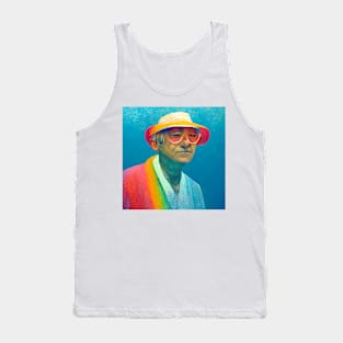 Man with glasses Tank Top